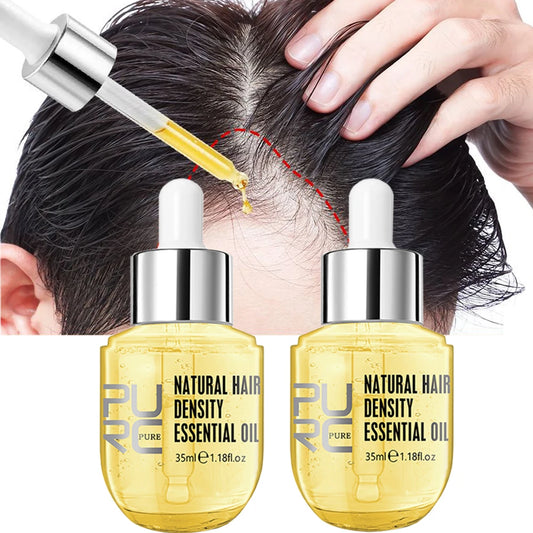 PURC Ginger Hair Growth Oil Fast Hair Loss Treatment Smoothing Repair Damaged Hair Growth Products for Men Women Hair Care