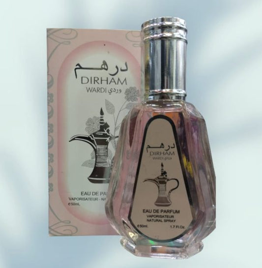 Dirham Wardi Perfume – 50ml | Best Quality Eau De Parfum | Long Lasting Fragrance