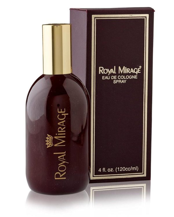 Royal Mirage Eau De Cologne Spray – 120ml | Luxurious Unisex Perfume | Classic Long Lasting Fragrance