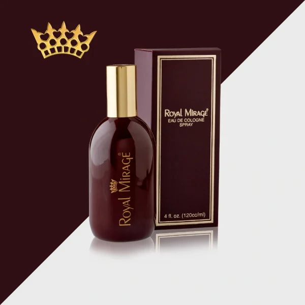 Royal Mirage Eau De Cologne Spray – 120ml | Luxurious Unisex Perfume | Classic Long Lasting Fragrance